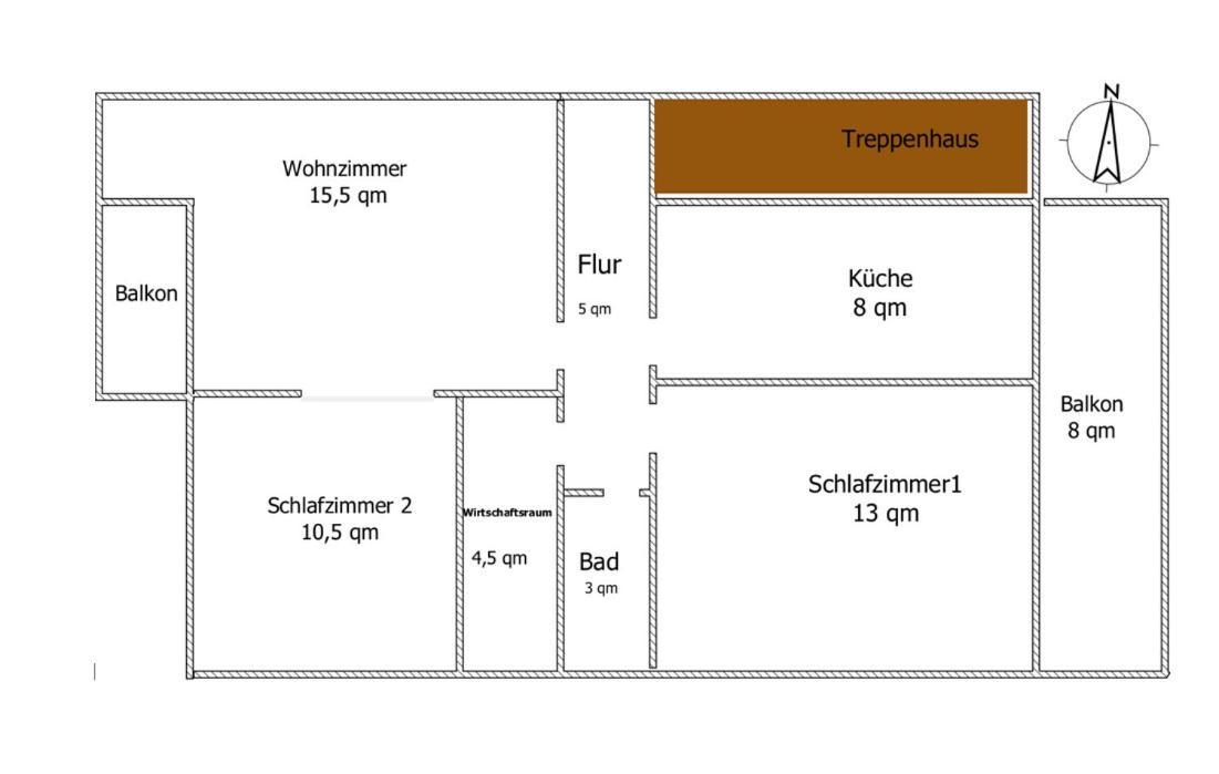 Fewo1846 - Parkblick - Komfortable Wohnung Mit 2 Schlafzimmern Und 2 Balkonen Flensburg Exteriör bild